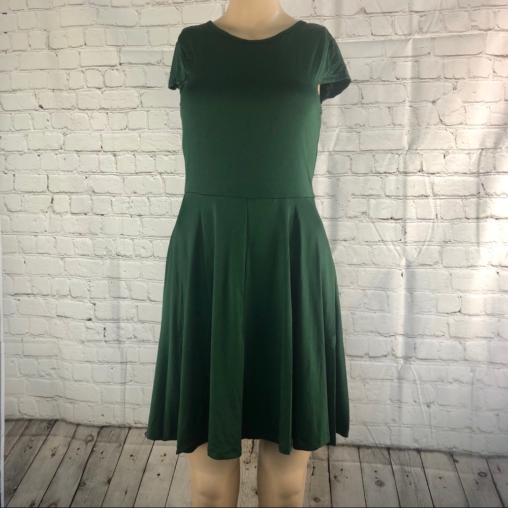 Low Back Fit and Flare Summer / Fall Dress - Picture 7 of 8